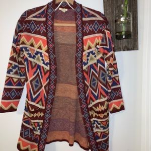 Forever 21 Tribal Boho Chic Sweater